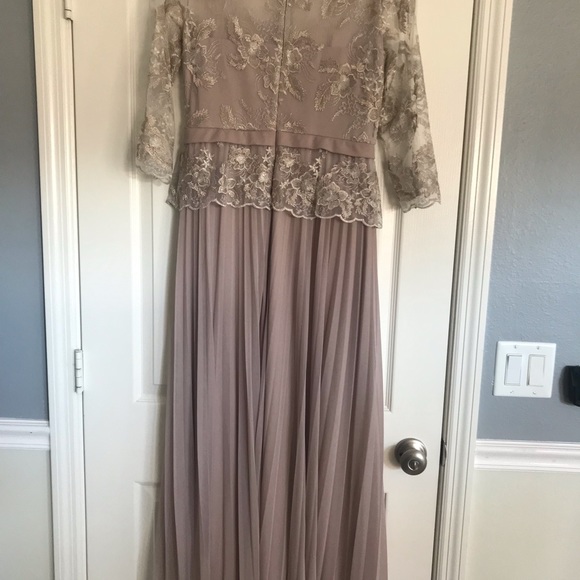 Cachet Formal taupe dress - Picture 2 of 3